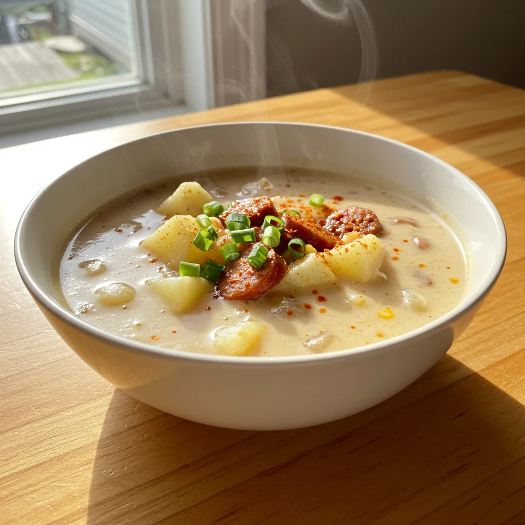Hearty Cajun Potato Soup: Tonight's Ultimate Comfort Bowl - secondary view
